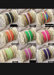 Bridal Kundan Bangles Set