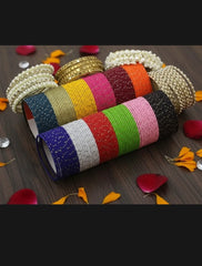 Matte Finish Fancy Bangles