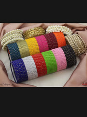 Matte Finish Fancy Bangles