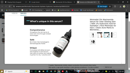 “Niacinamide 5% Pore Minimising Serum